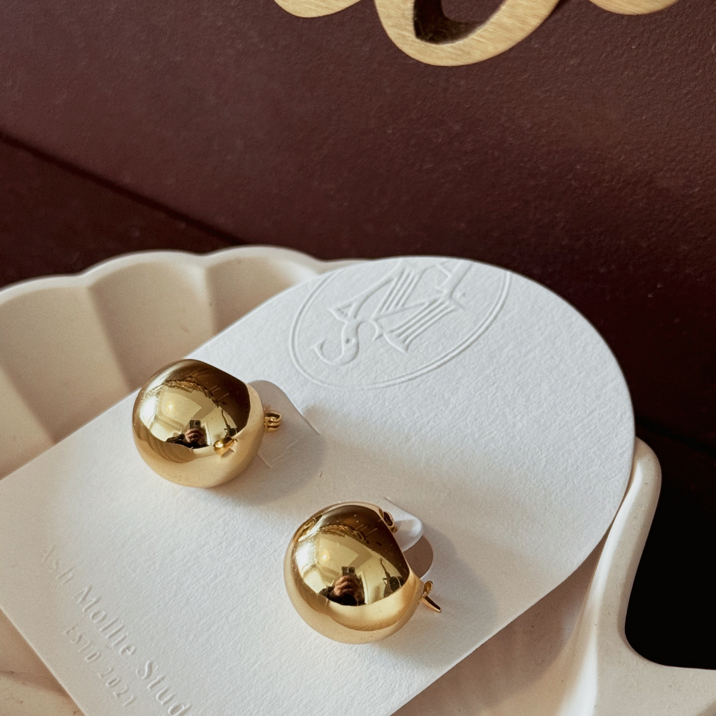 BARRA Dome Earrings