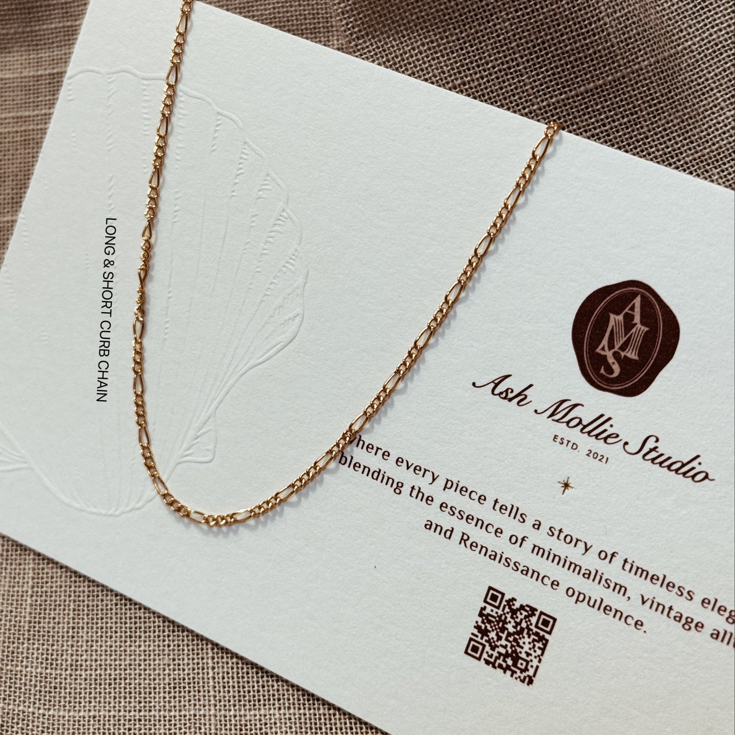 Gold-filled chain necklace for pendants and layering