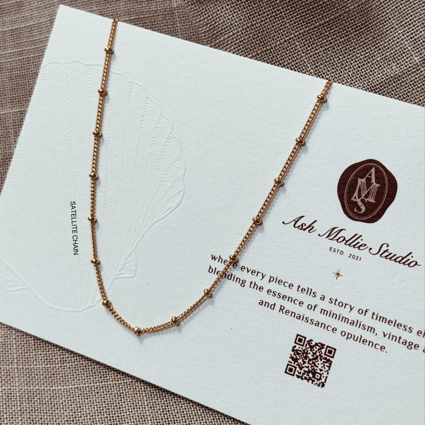 Gold-filled chain necklace for pendants and layering