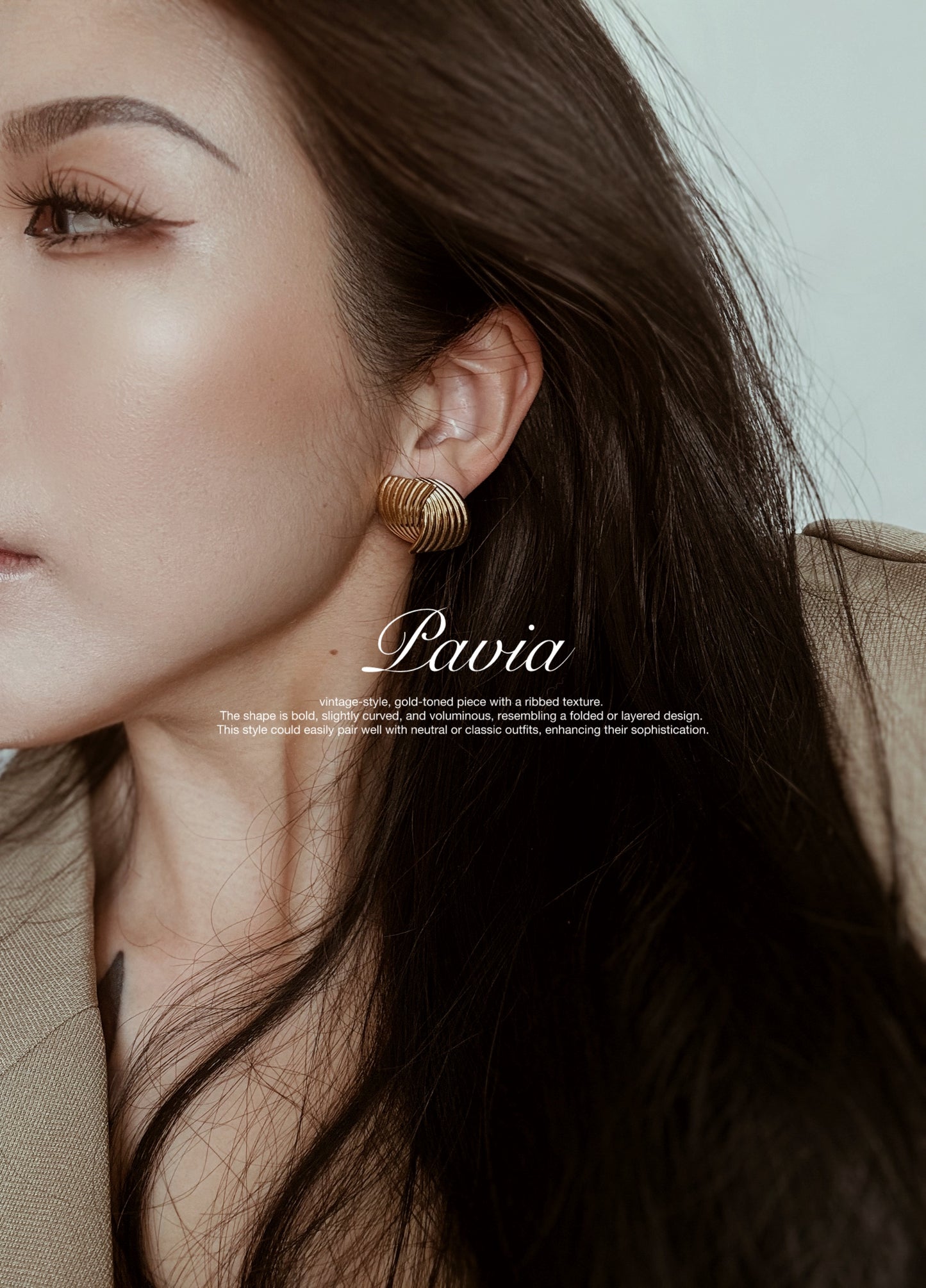 PAVIA Vintage Earrings