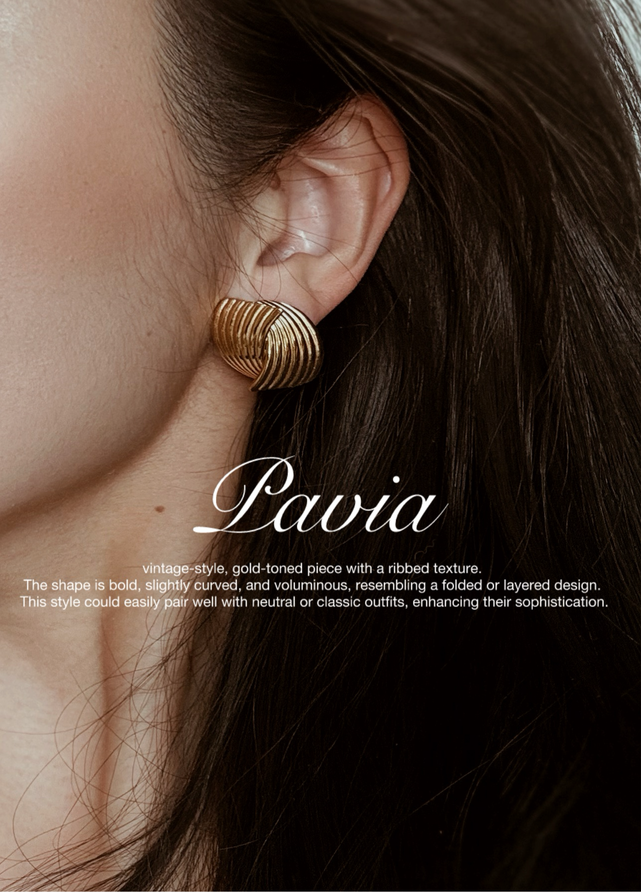 PAVIA Vintage Earrings